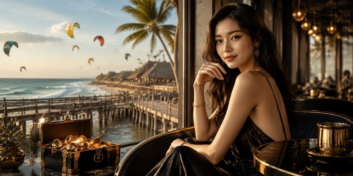 Cảnh quan Mũi Né với không khí cá cược và cà phê sáng đặc trưng miền Nam Việt Nam